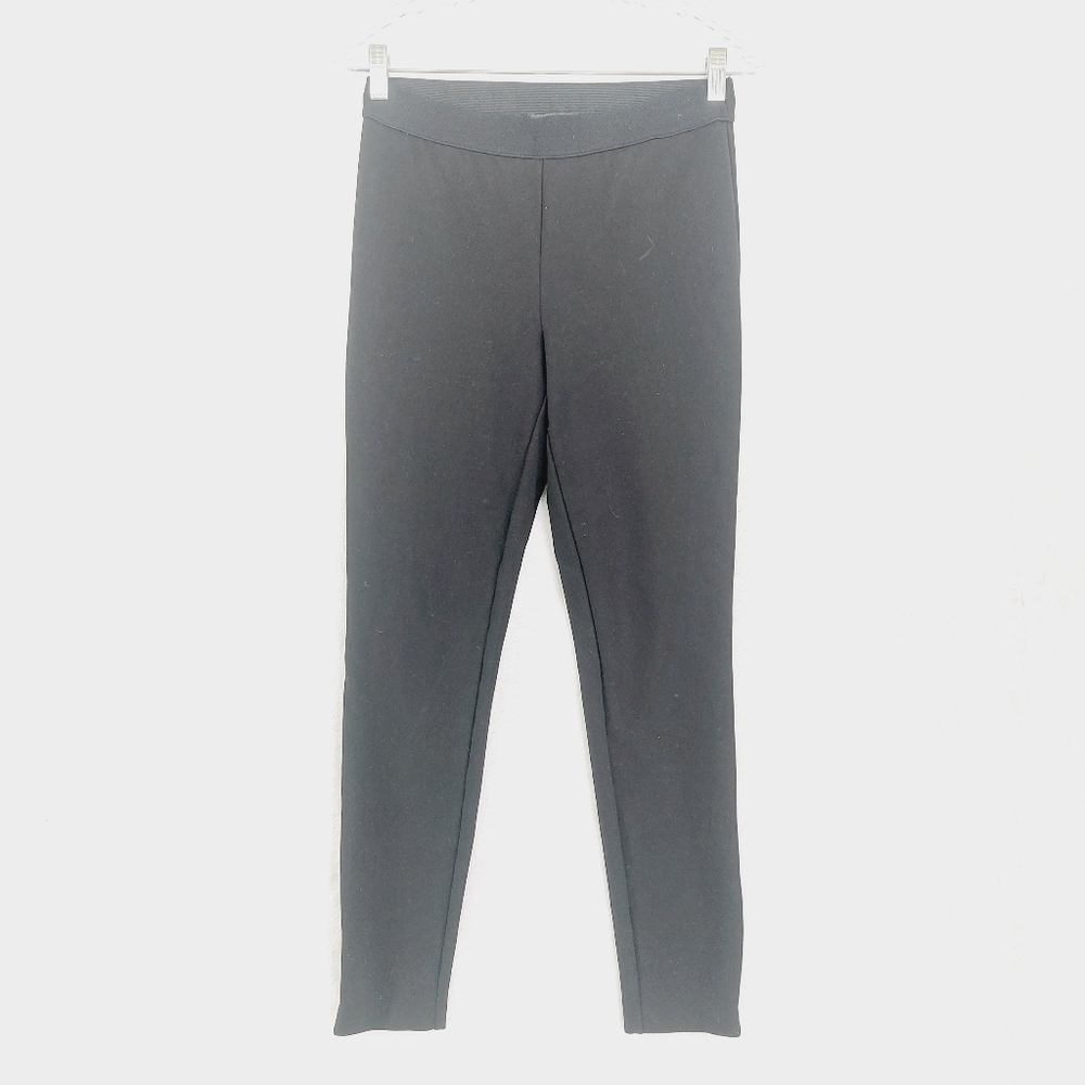 Talbots Soho Black Solid Shadow Heather Leggings P5220 - Picture 3 of 11